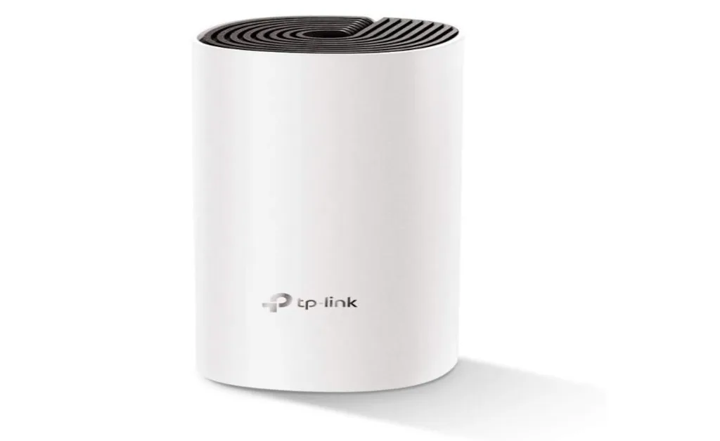 10 Melhores Roteadores WiFi de 2025 Trata-se de um Roteador TP-Link Wi-fi Dual Band AC1200 Deco M4 na cor branca, formato colindrico