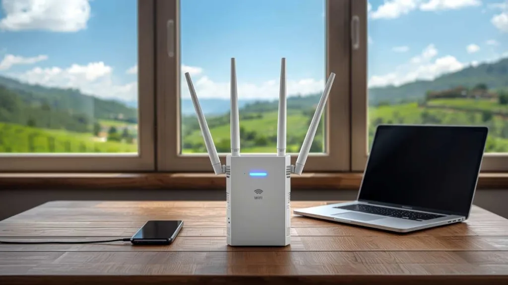 Roteador WiFi Rural de Longo Alcance