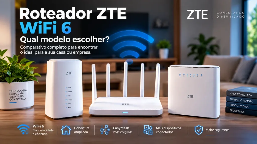 Roteador ZTE WiFi 6